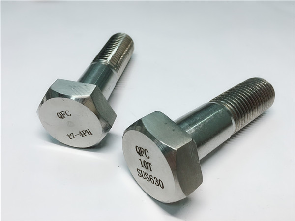 din931 precipitation hardening aisi 630 (17-4ph) stainless steel hex bolt