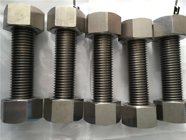 nickel alloy 400 en2.4360 fully thread rod with nuts fastener