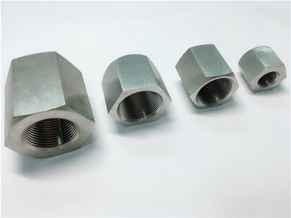 durable in use custom machining female thread hexagon stainless steel nut